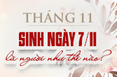 Sinh ngày 7 tháng 11 là cung gì và đặc điểm trong chiêm tinh học