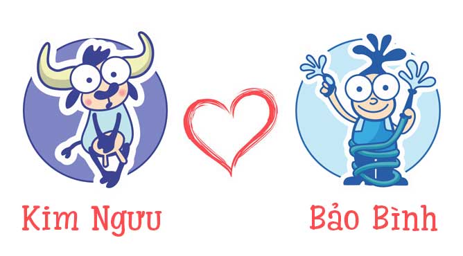 Cung Kim Ngưu và Bảo Bình có hợp nhau trong tình yêu