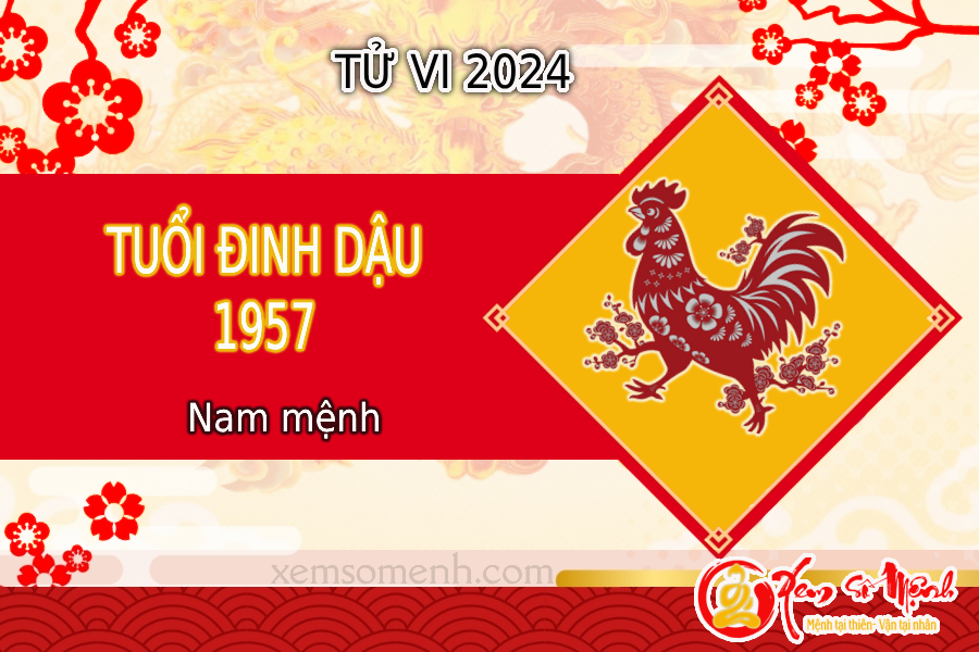 Xem tử vi tuổi Đinh Dậu 1957 nam mạng năm 2024 chi tiết