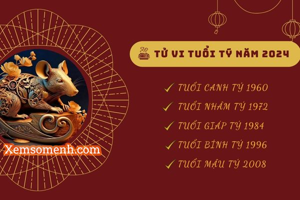 Luận giải tử vi tuổi Tý năm 2024 chi tiết