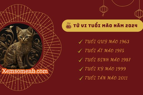 Luận giải tử vi tuổi Mão năm 2024 chi tiết