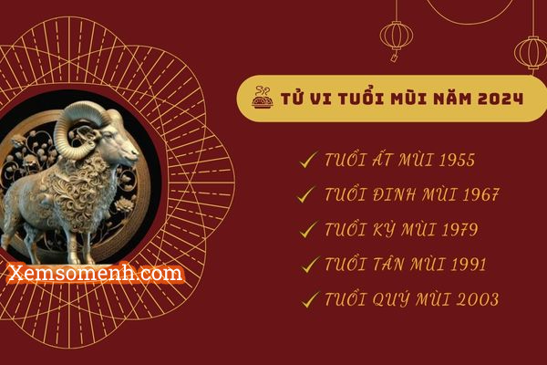 Luận giải tử vi tuổi Mùi năm 2024 chi tiết