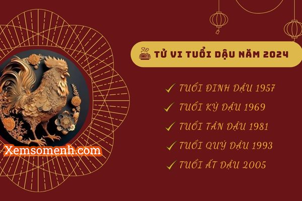 Luận giải tử vi tuổi Dậu năm 2024 chi tiết