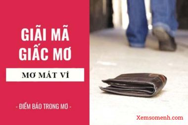 Nằm mơ thấy mất ví điềm báo gì, lành hay dữ?
