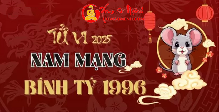Tử vi tuổi Bính Tý 1996 năm 2025 nam mạng