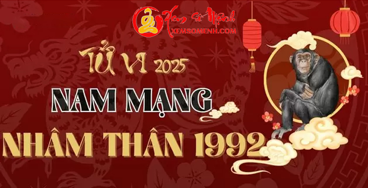 Tử vi tuổi Nhâm Thân 1992 nam mạng năm 2025 Chi tiết