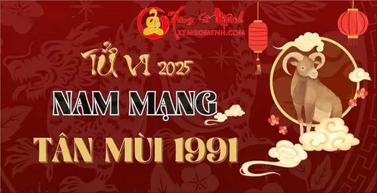 Tử vi tuổi Tân Mùi 1991 Nam Mạng năm 2025 Chi Tiết