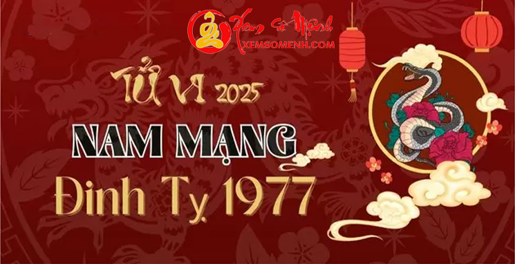 Tử vi tuổi Đinh Tỵ 1977 Nam Mạng năm 2025 Chi Tiết