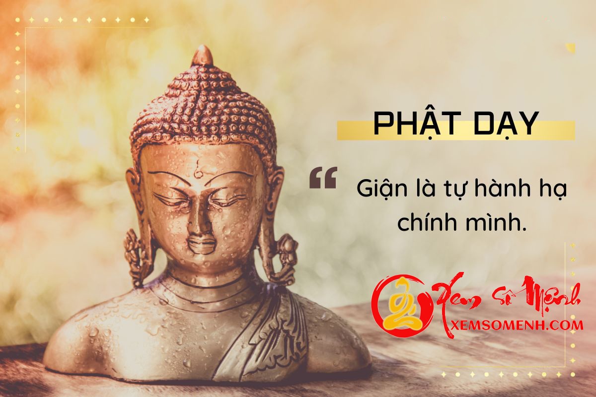 Giận là tự hành hạ chính mình Gian la tu hanh ha chinh minh