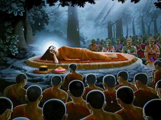 Đức Phật nhập cõi Niết bàn