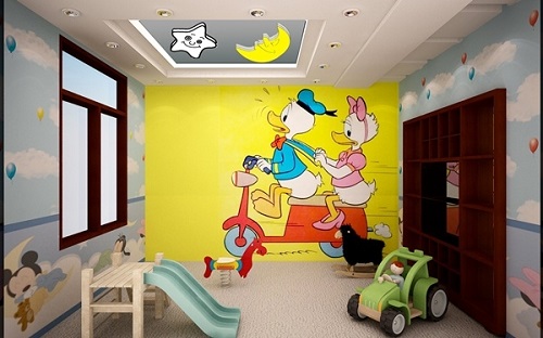 Treo tranh trong phòng trẻ để con khỏe mạnh, học hành tiến bộ hình ảnh 2 Treo tranh trong phong tre de con khoe manh, hoc hanh tien bo hinh anh 2