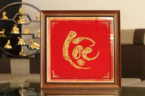 tranh chữ lộc tranh chu loc