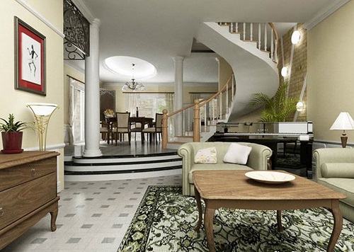 Bố cục nhà ở, Nhà có phong thủy đẹp hình ảnh Bo cuc nha o, Nha co phong thuy dep hinh anh