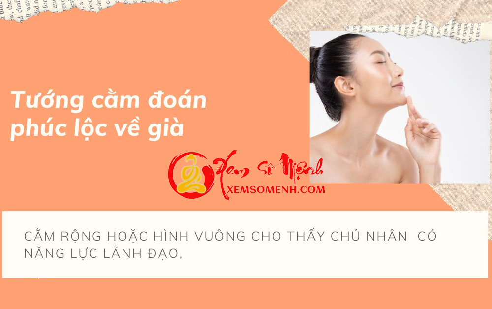 Xem tướng cằm Xem tuong cam