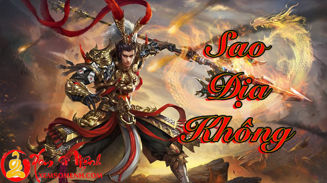 Sao Địa Không, vị sát tinh mạnh nhất và nặng nhất