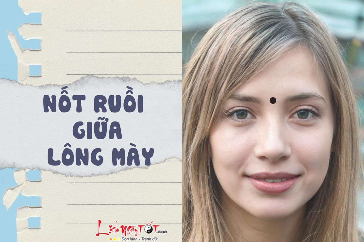Nốt ruồi giữa lông mày Not ruoi giua long may