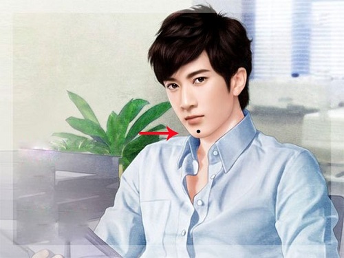 Xem nốt ruồi trên mặt đàn ông, nốt ruồi ở cằm Xem not ruoi tren mat dan ong, not ruoi o cam