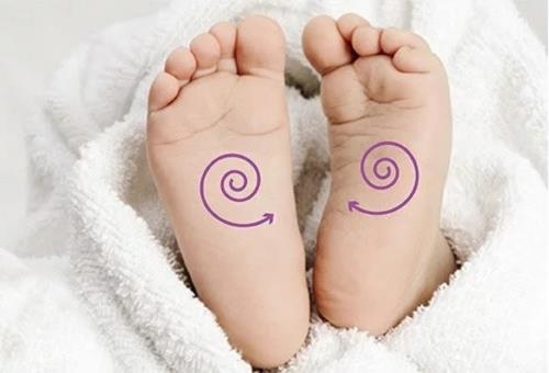 xoáy ở lòng bàn chân xoay o long ban chan