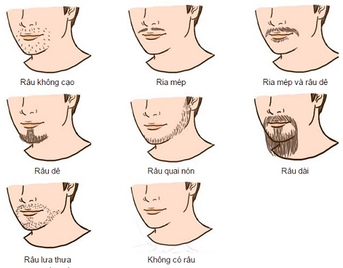 “Bắt thóp” bản tính đàn ông qua tướng râu