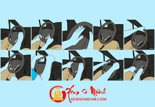Phong cách cầm vô lăng xe hơi hé lộ bí mật thầm kín của bạn