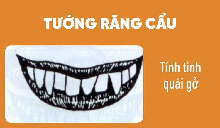 Xem nhan cach qua tuong rang - Rang cho